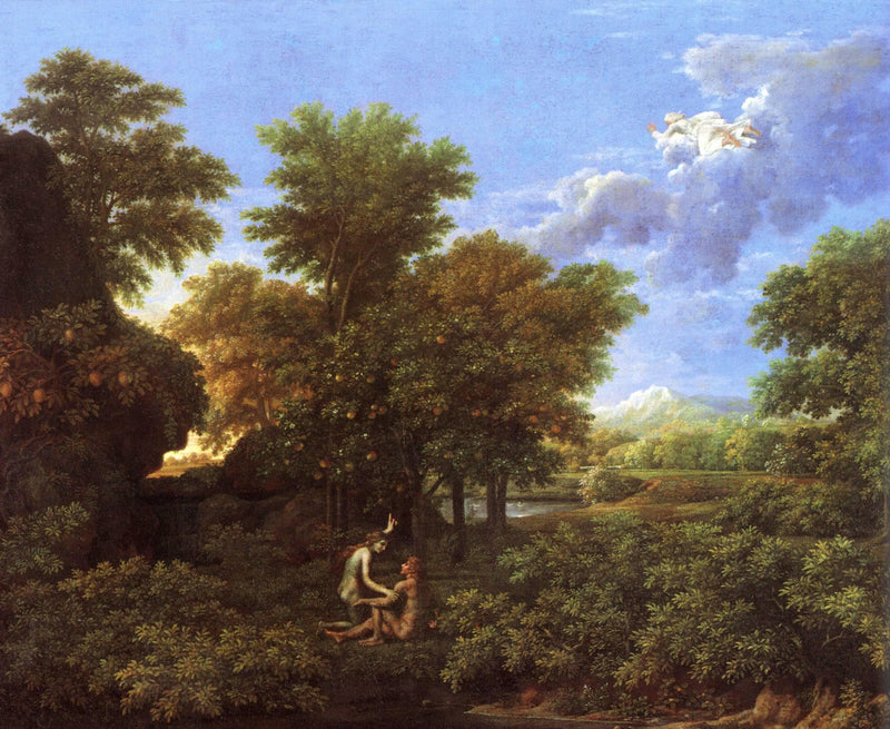 Spring (The Earthly Paradise) by Nicolas Poussin — Oil Painting Reproduction