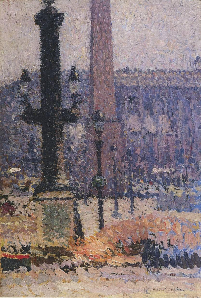 Square Concorde by Henri Martin — Oil Painting Reproduction