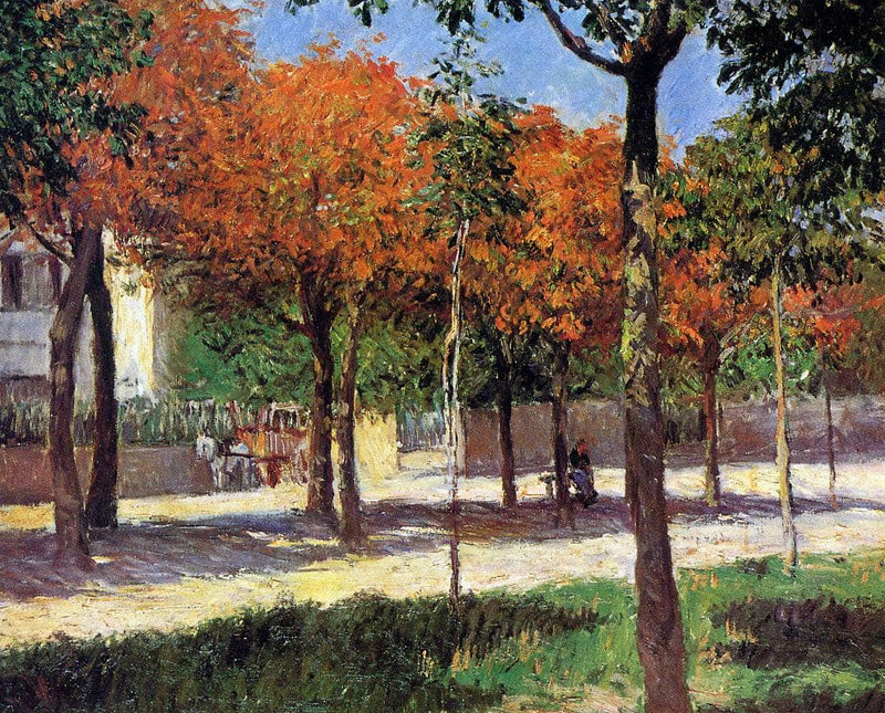 Square in Argenteuil by Gustave Caillebotte — Oil Painting Reproduction