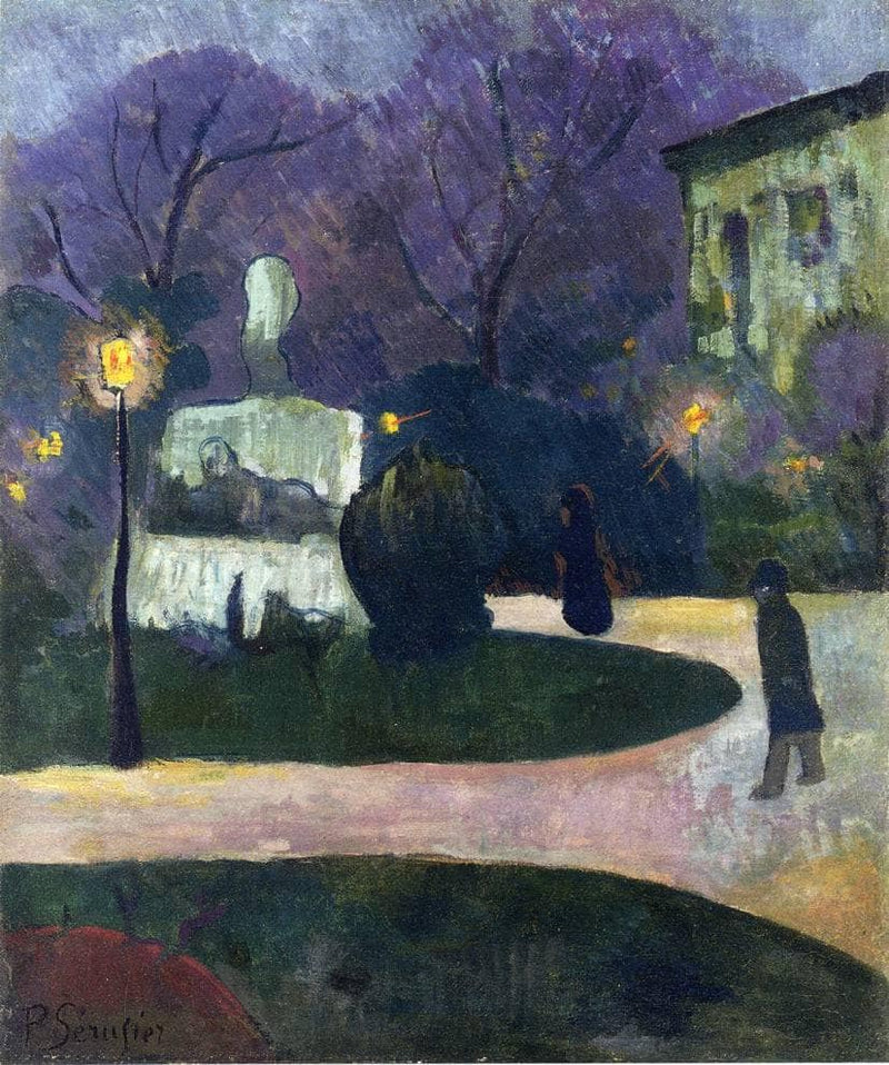 Square with Street Lamp by Paul Serusier — Oil Painting Reproduction