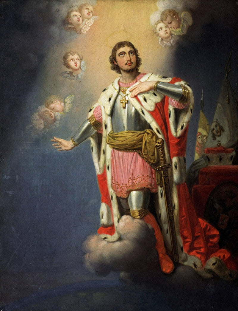 St. Alexander Nevsky by Vladimir Borovikovsky — Oil Painting Reproduction