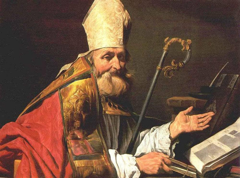 St. Ambrose by Matthias Stom — Oil Painting Reproduction