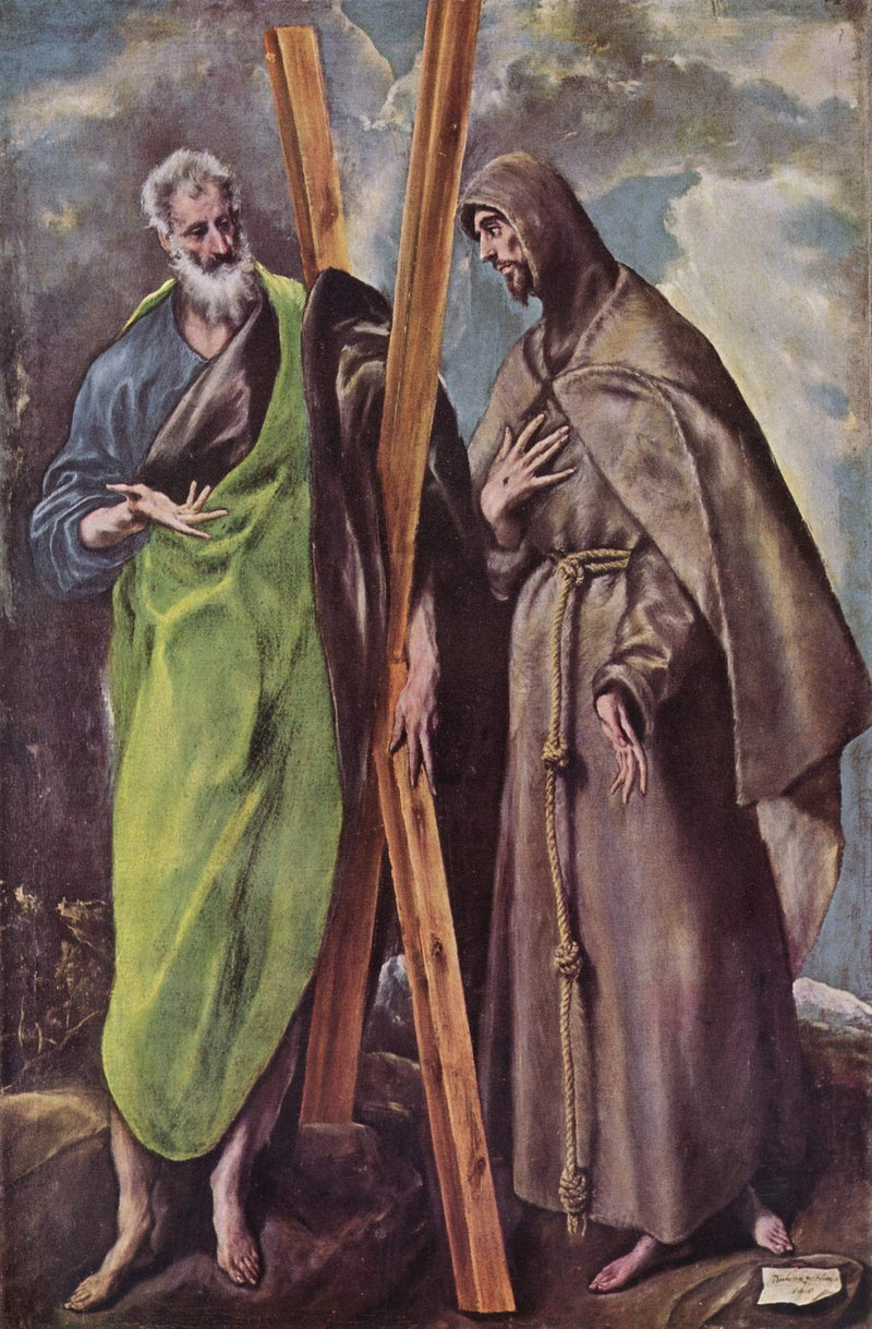St. Andrew and St. Francis by El Greco — Oil Painting Reproduction