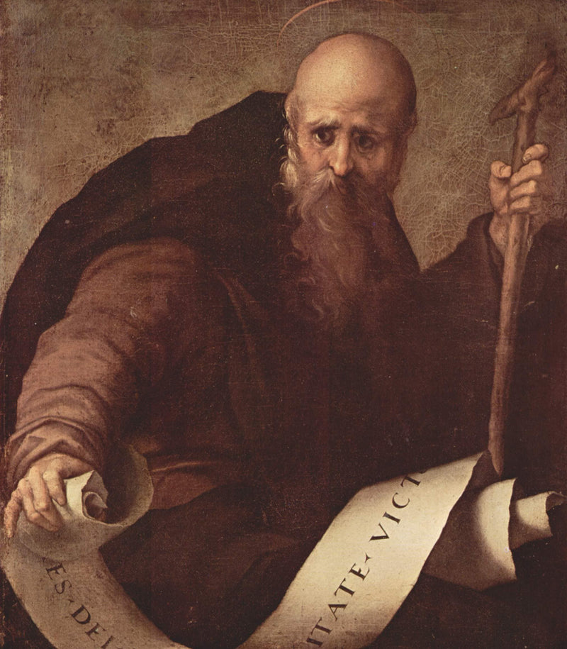 St. Anthony Abbot by Jacopo Pontormo — Oil Painting Reproduction