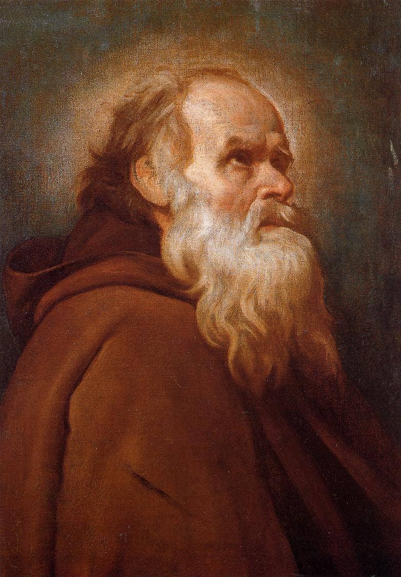 St. Anthony Abbot by Diego Velazquez — Oil Painting Reproduction