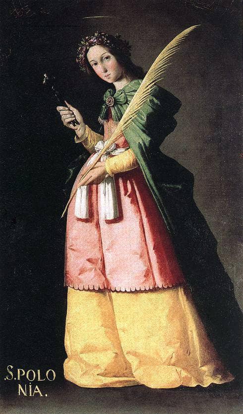 St. Apollonia by Francisco de Zurbaran — Oil Painting Reproduction