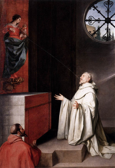 St. Bernard and the Virgin in apartment