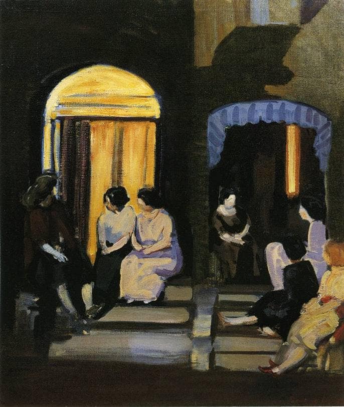 St. Botolph Street by George Luks — Oil Painting Reproduction