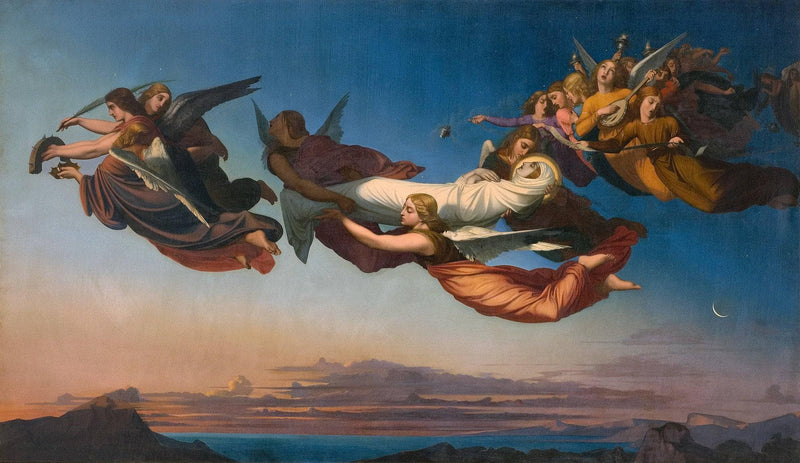 St.Catherine of Alexandria by Henri Lehmann — Oil Painting Reproduction