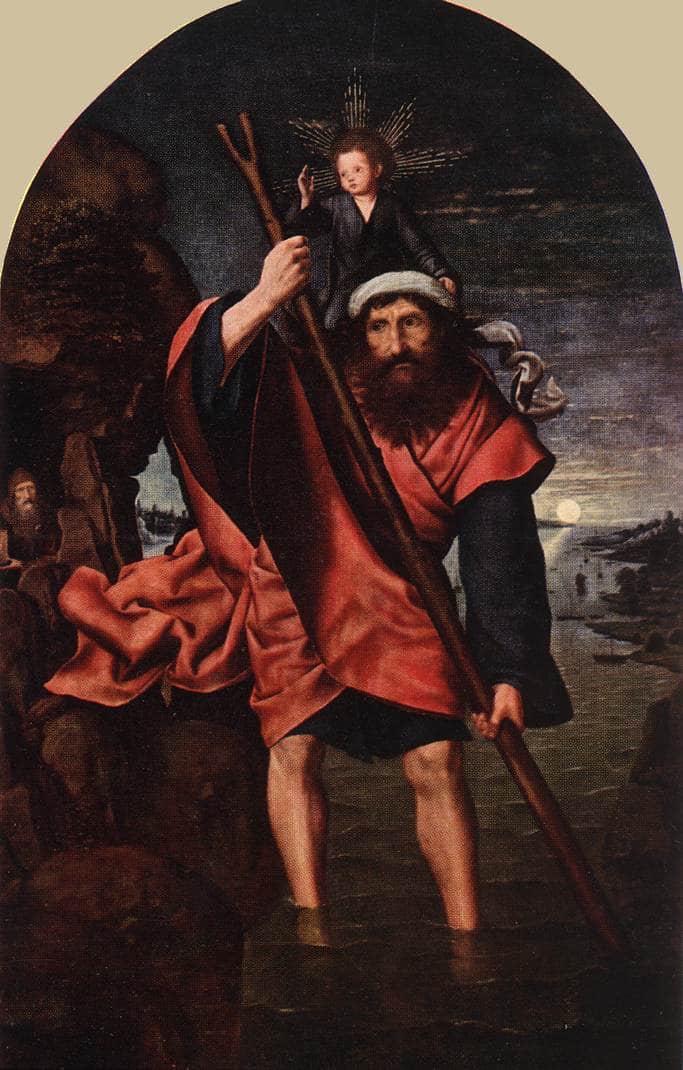 St Christopher by Quentin Matsys — Oil Painting Reproduction