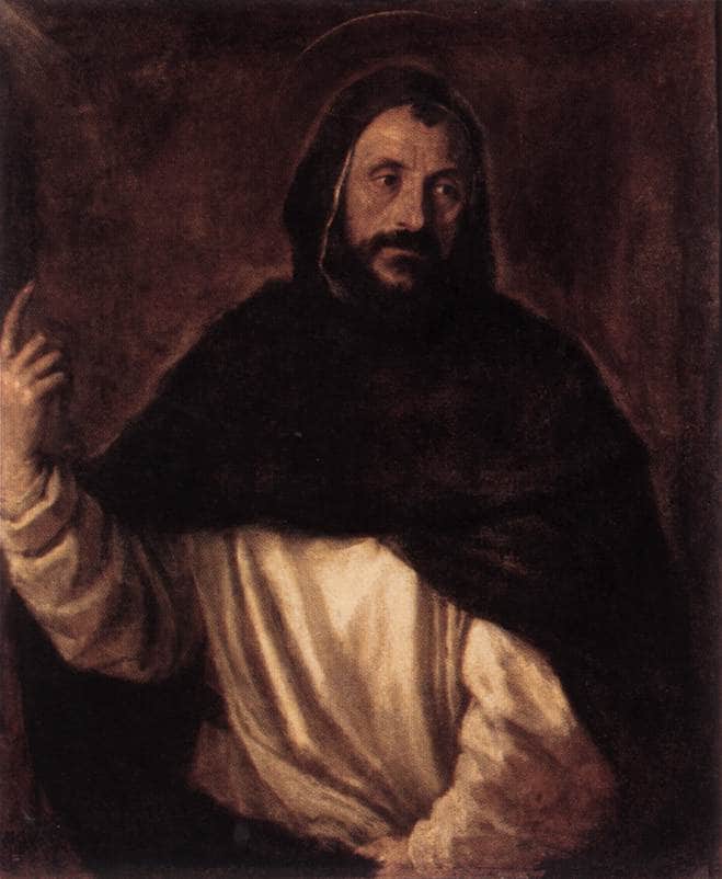 St Dominic by Titian — Oil Painting Reproduction