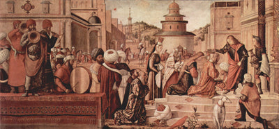 St. George Baptising the Gentile in hallway