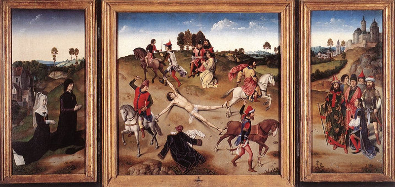 St. Hippolytus Triptych by Dirk Bouts, Oil Painting Reproduction