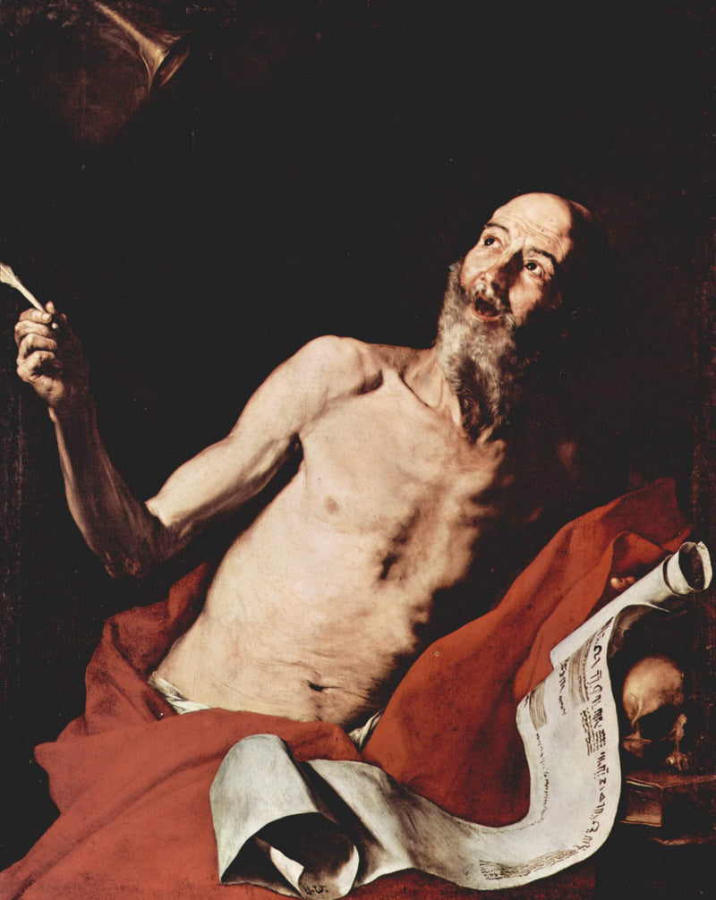 St. Jerome and the Trumpet of Doom by Jusepe de Ribera — Oil Painting Reproduction