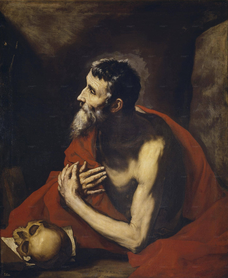 St. Jerome by Jusepe de Ribera — Oil Painting Reproduction