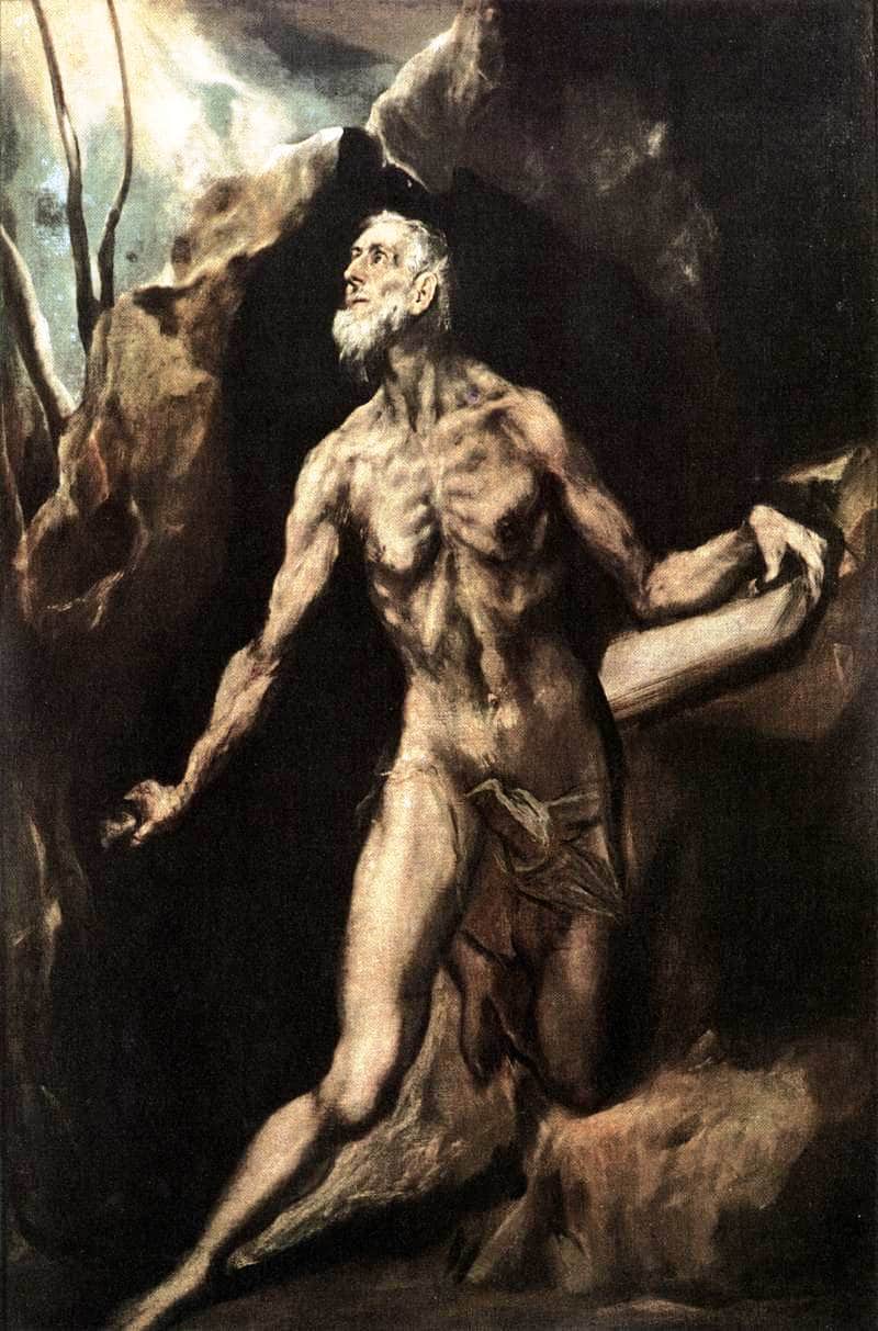 St. Jerome Penitent by El Greco — Oil Painting Reproduction