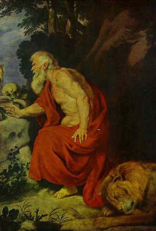 St Jerome by Anthony van Dyck — Oil Painting Reproduction