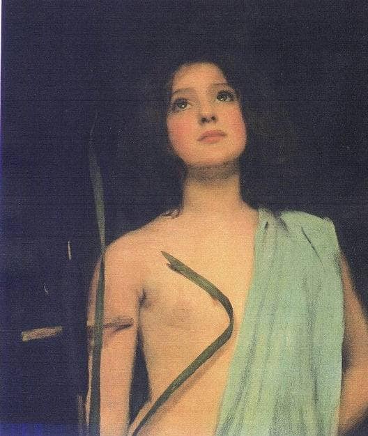 St.Joan by John William Waterhouse — Oil Painting Reproduction