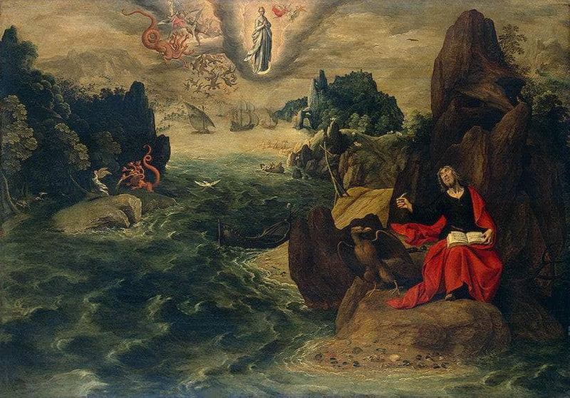 St. John the Evangelist at Patmos by Tobias Verhaecht — Oil Painting Reproduction