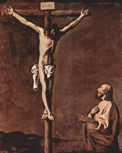 St. Luke as a Painter before Christ on the Cross in apartment
