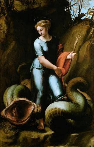 St. Margaret by Raphael — Oil Painting Reproduction