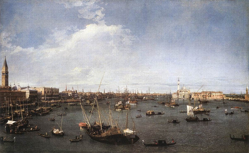 St. Mark's Basin by Canaletto — Oil Painting Reproduction