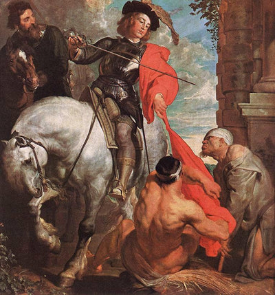 St Martin Dividing his Cloak in master bedroom