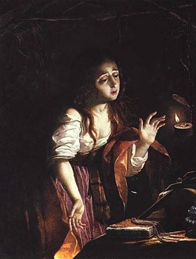 St. Mary Magdalene by Josefa de Obidos — Oil Painting Reproduction