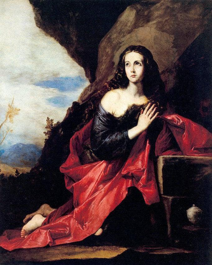 St. Mary Magdalene or St. Thais in the Desert by Jusepe de Ribera — Oil Painting Reproduction