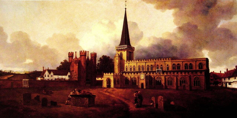 St. Mary's Church Hadleigh by Thomas Gainsborough, Oil Painting Reproduction