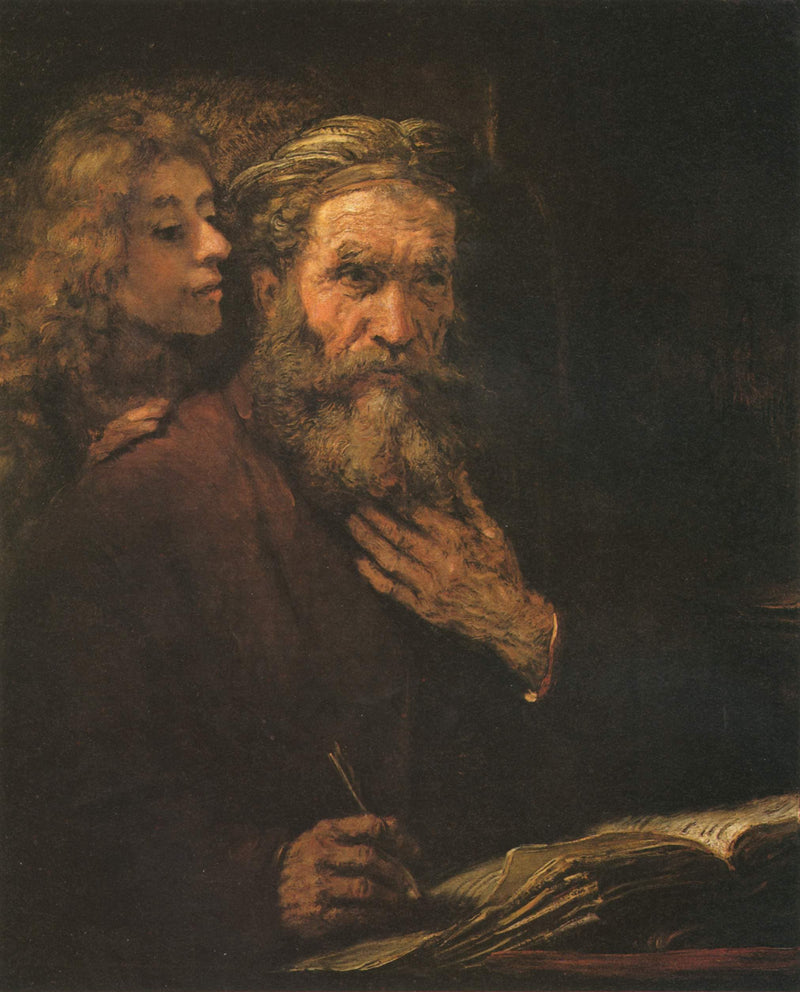 St. Matthew and The Angel by Rembrandt — Oil Painting Reproduction