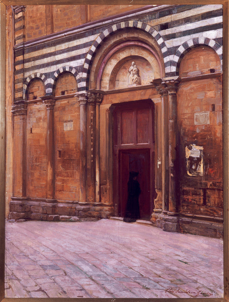 St Michele Kyrka by Elin Danielson-Gambogi, Oil Painting Reproduction