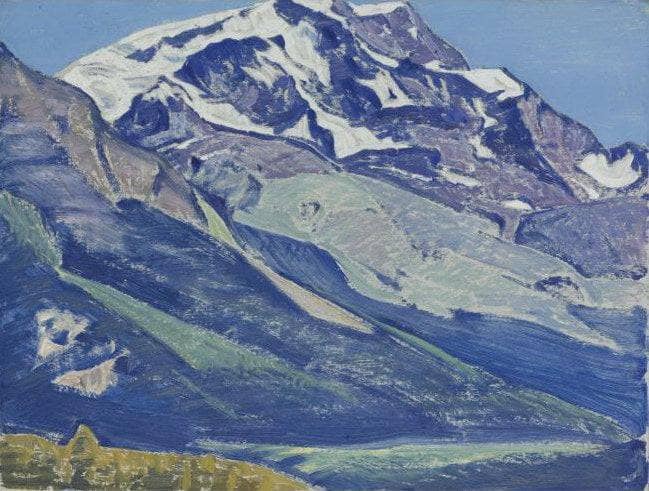 St. Moritz by Nicholas Roerich — Oil Painting Reproduction