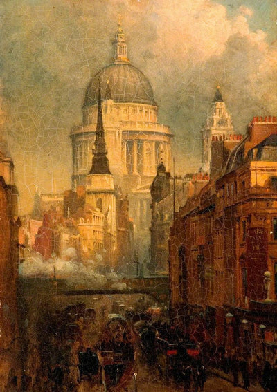 St Paul's from Ludgate Hill in master bedroom