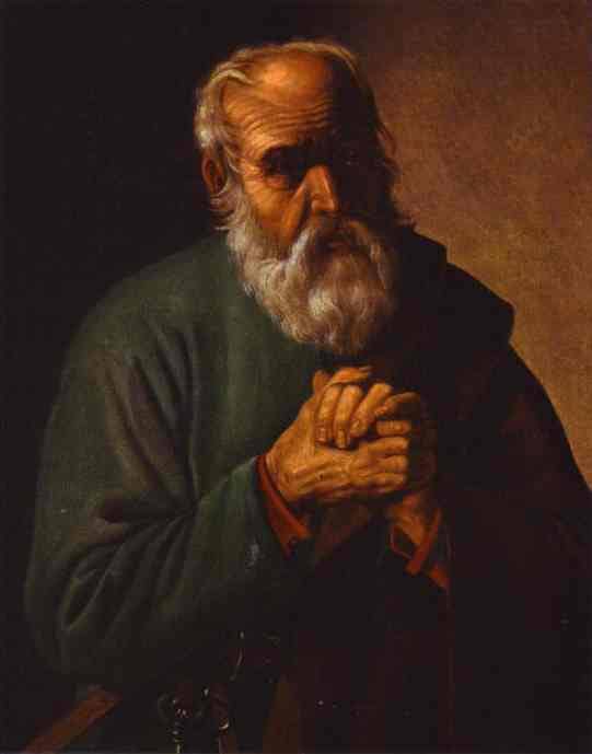 St. Peter by Georges de la Tour — Oil Painting Reproduction