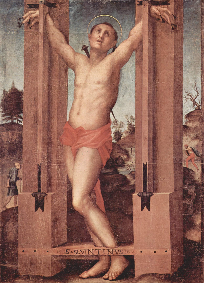 St. Quintinus by Jacopo Pontormo — Oil Painting Reproduction