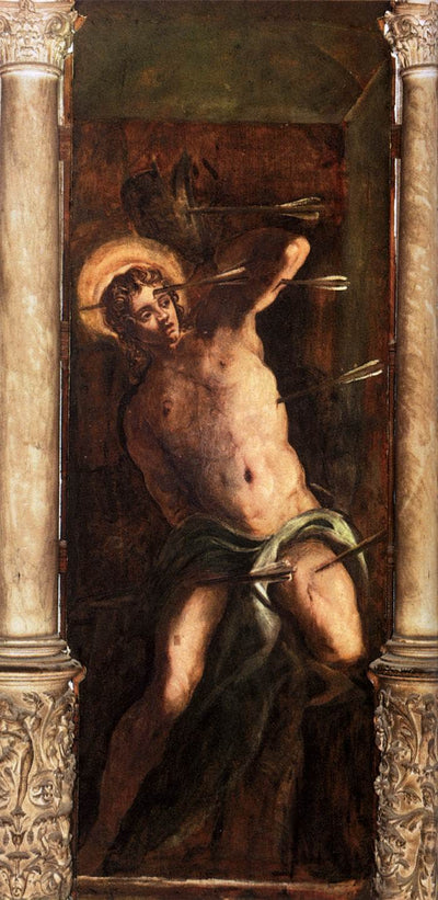 St Sebastian in dining room