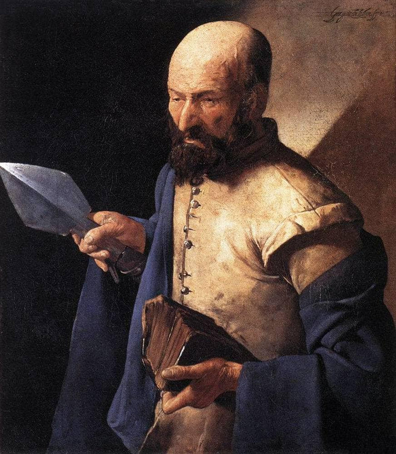 St. Thomas, also called Saint with a Pike by Georges de la Tour — Oil Painting Reproduction