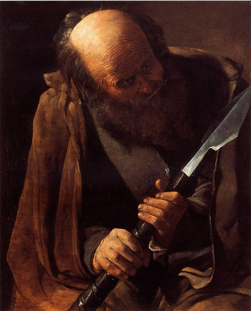 St. Thomas by Georges de la Tour — Oil Painting Reproduction