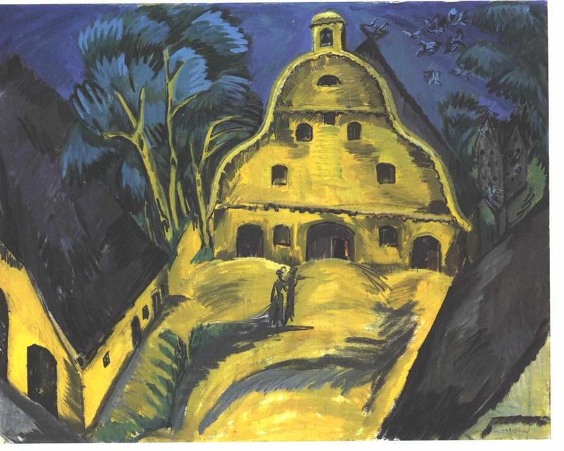 Staberhof Farm on Fehmarn I by Ernst Ludwig Kirchner — Oil Painting Reproduction