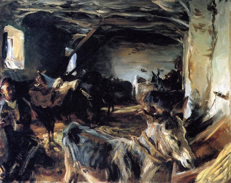 Stable at Cuenca by John Singer Sargent — Oil Painting Reproduction