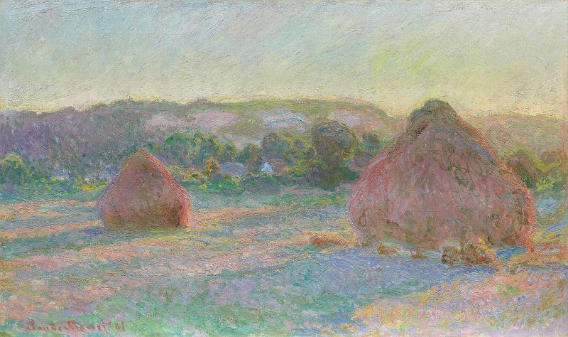 Stacks of Wheat (End of Summer) by Claude Monet — Oil Painting Reproduction