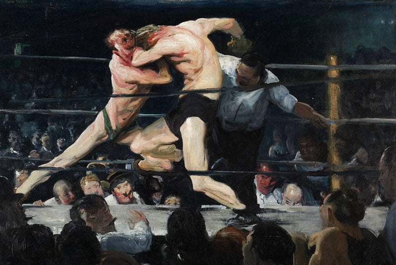 Stag at Sharkeyâs by George Bellows — Oil Painting Reproduction