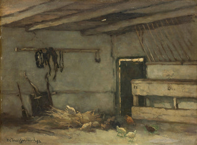 Stalinterieur in entryway