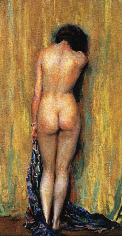 Standing Nude by Guy Rose — Oil Painting Reproduction