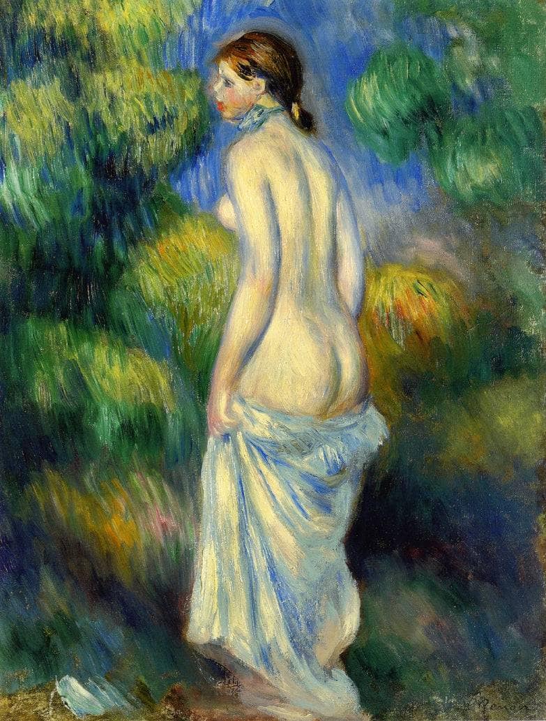 Standing Nude by Pierre-Auguste Renoir — Oil Painting Reproduction