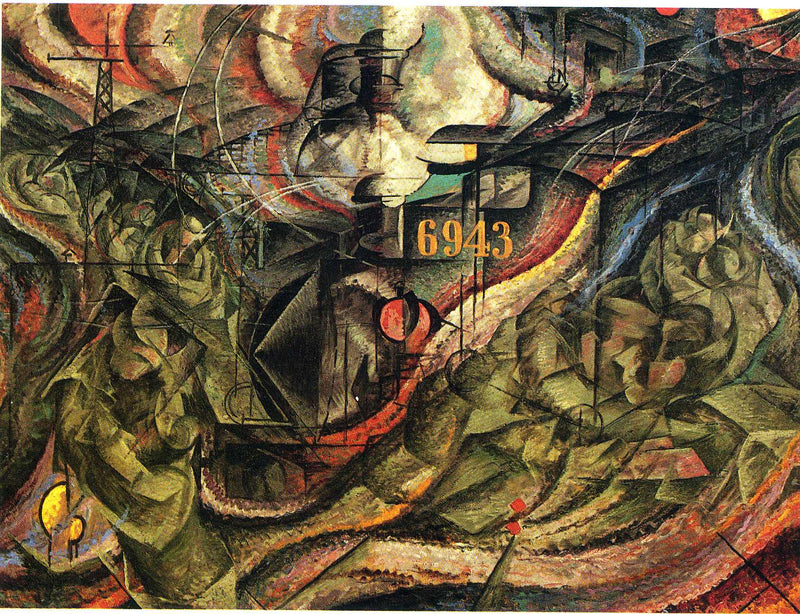 States of Mind I: The Farewells by Umberto Boccioni — Oil Painting Reproduction