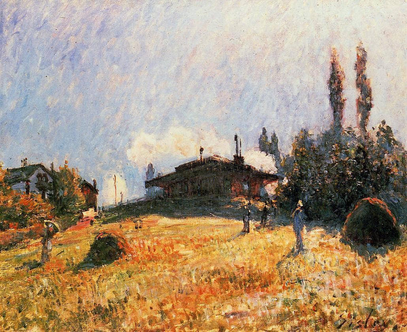 Station at Sevres by Alfred Sisley — Oil Painting Reproduction