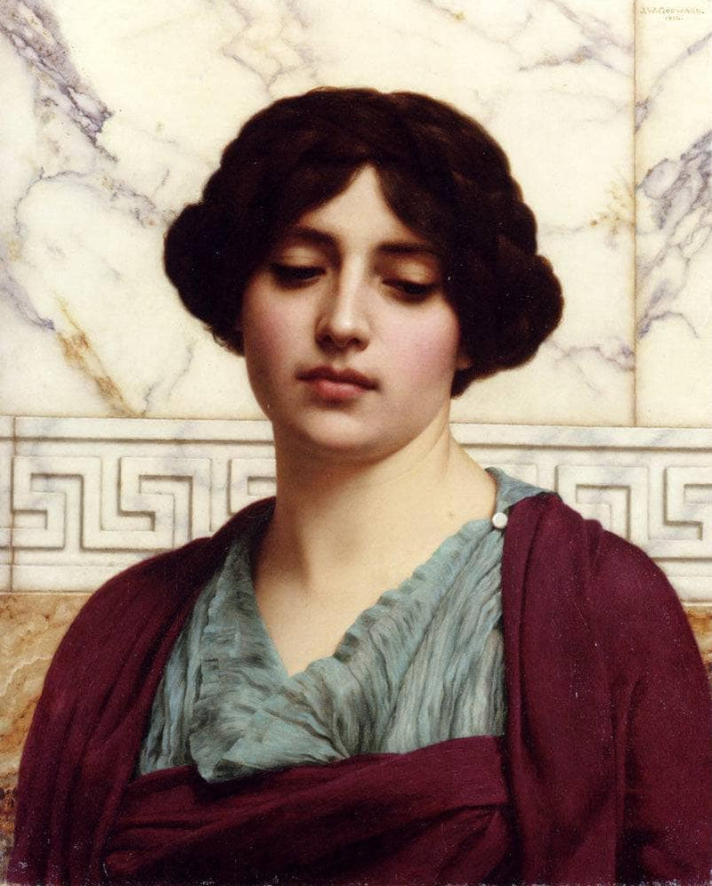 Stesicrate by John William Godward — Oil Painting Reproduction