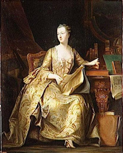 Jeanne Antoinette Poisson, Marquise De Pompadour in bedroom